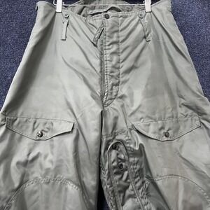 Vintage Lite Industries Snow Pants Mens 35x31 Green CWU-18/P Flyers ECW Aramid